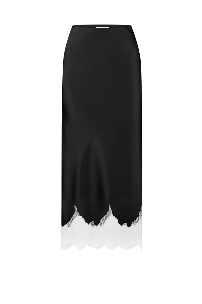 Kolosova | Bias-Cut Skirt With Lace