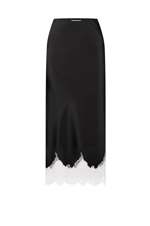 Kolosova | Bias-Cut Skirt With Lace