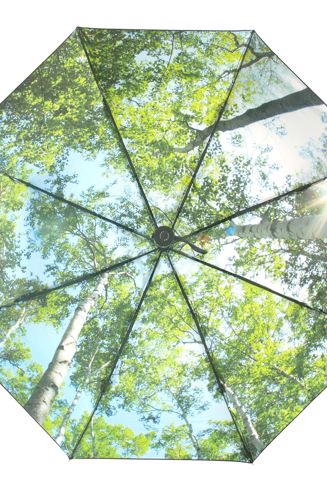 Forest Umbrella – Natural Elegance, Windproof & UPF50+.
