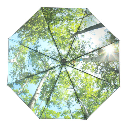 Forest Umbrella – Natural Elegance, Windproof & UPF50+.