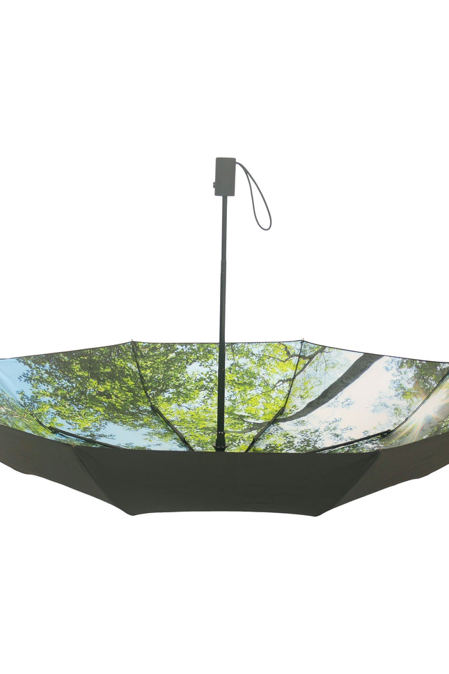 Forest Umbrella – Natural Elegance, Windproof & UPF50+.