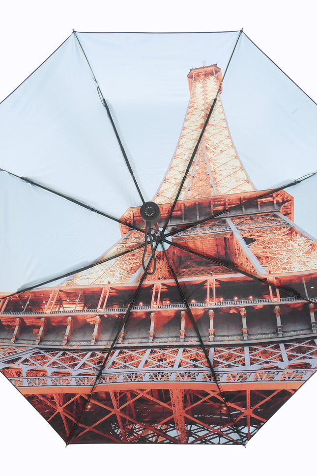Eiffel Umbrella – Parisian Elegance, Windproof & UPF50+.