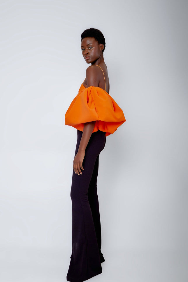 Anitabel | IDA CROP TOP WITH DETACHABLE BALLOON SLEEVES