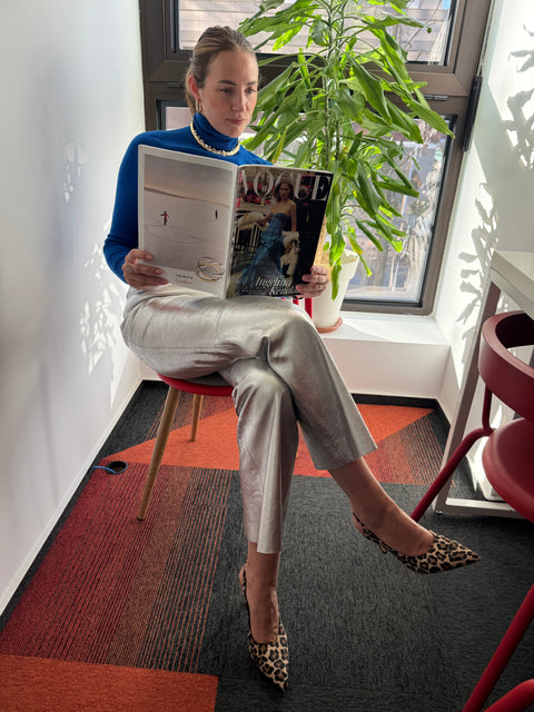 The Mad Shoes | YOKO Slingback Pony Leopard Leather