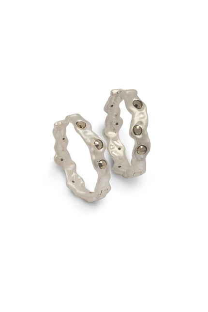Generazione Zordan | Big Circular Hoops Satin Silver