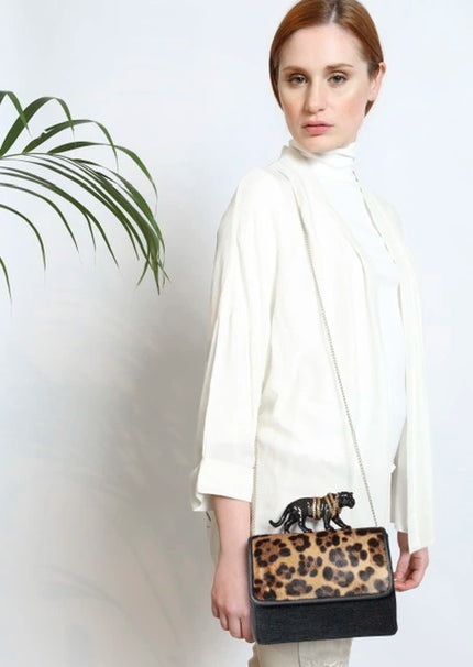 Veronica Siciliani | Jungle in the City Panther Bag