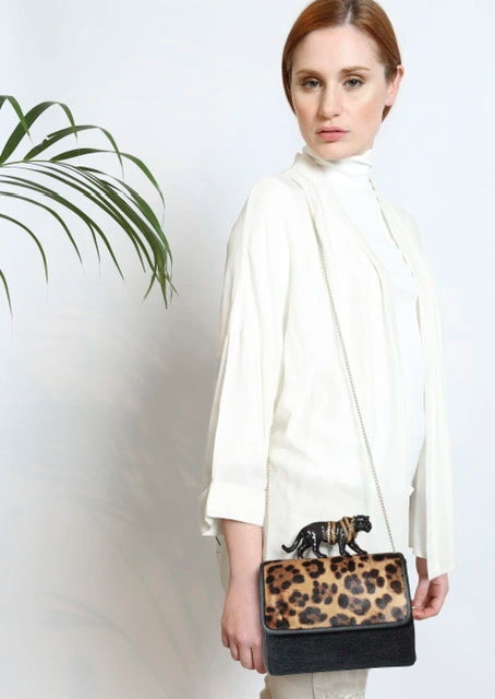 Veronica Siciliani | Jungle in the City Panther Bag