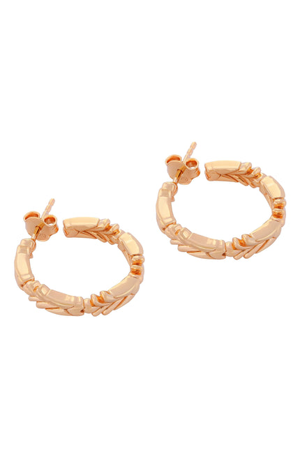 Après Youth I Firework Medium Gold Hoops