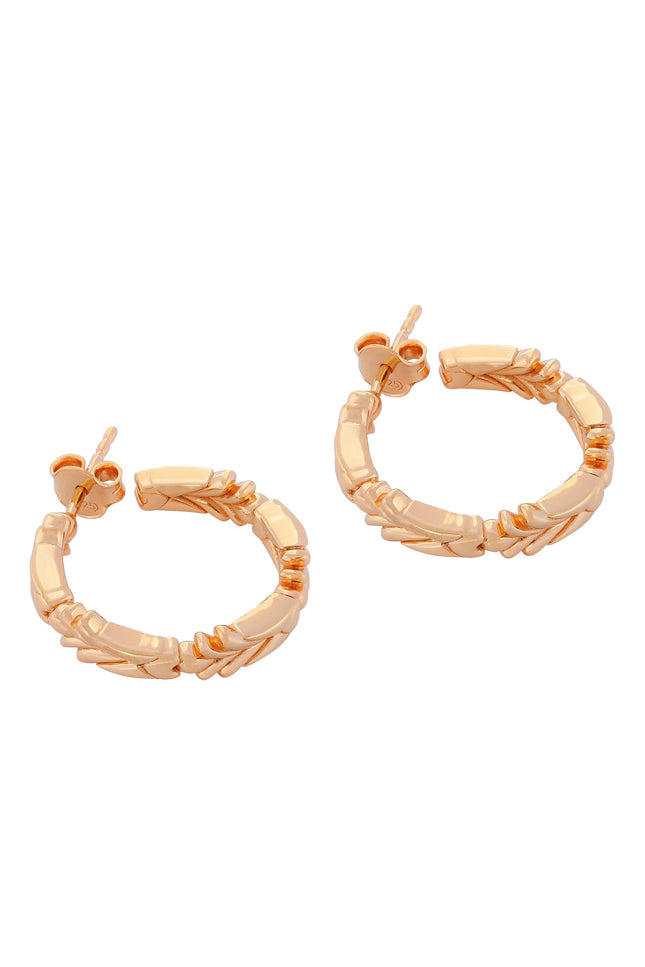 Après Youth I Firework Medium Gold Hoops