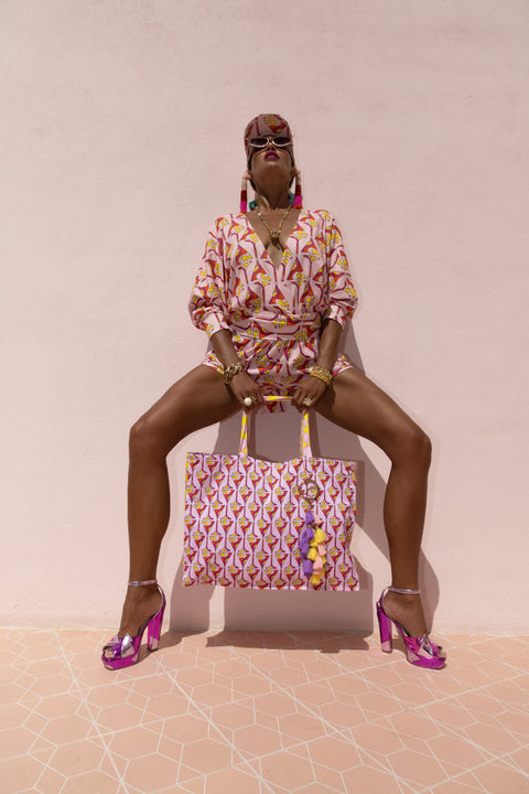 Julia Clancey I Martini podwójna Tote torba