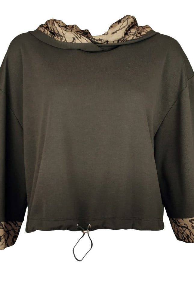 Lalipop Design | Knitted Khaki Hoodie