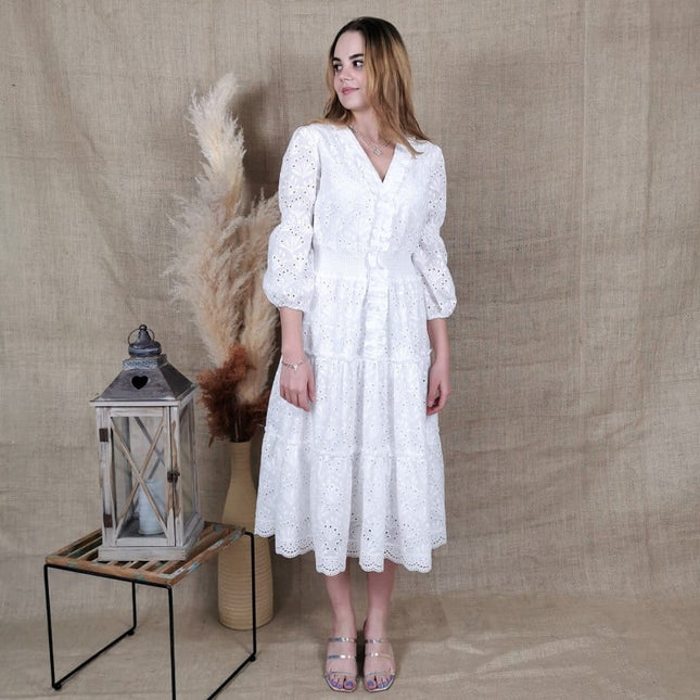 Lalipop Design | Embroidered Midi Dress