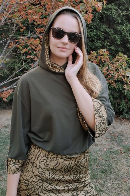 Lalipop Design | Knitted Khaki Hoodie