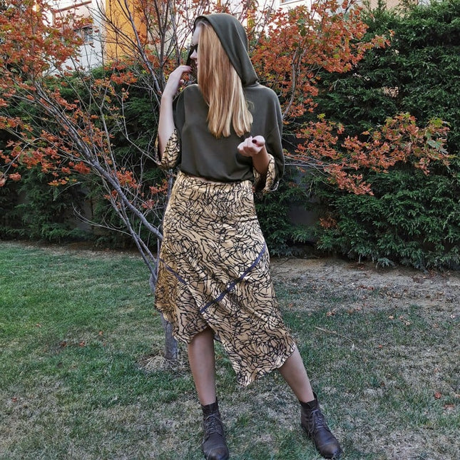 Lalipop Design | Knitted Khaki Hoodie