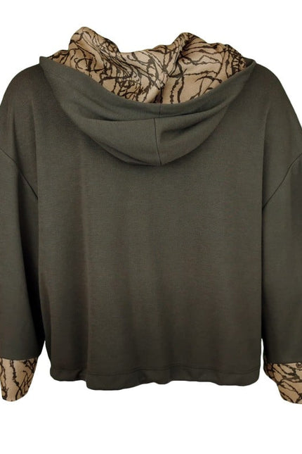 Lalipop Design | Knitted Khaki Hoodie