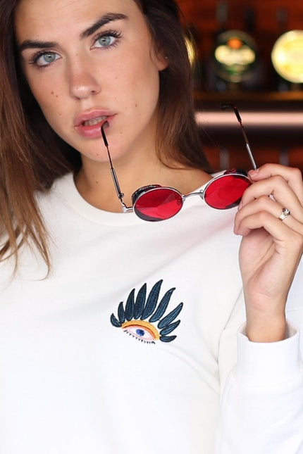 Lalipop Design | Bluza z nadrukiem z falbanką