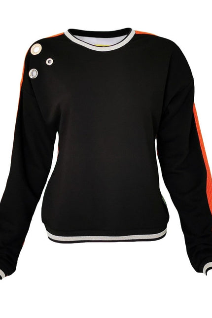 Lalipop Design | Bluza z oczkami na sznurówki i cyfrowym nadrukiem