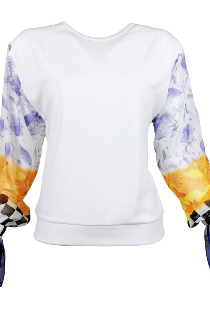 Lalipop Design | Blouse with Crinkle Chiffon Sleeves