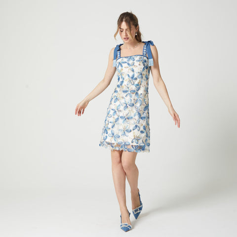 Lalipop Design | Sukienka mini z wiązanymi ramiączkami