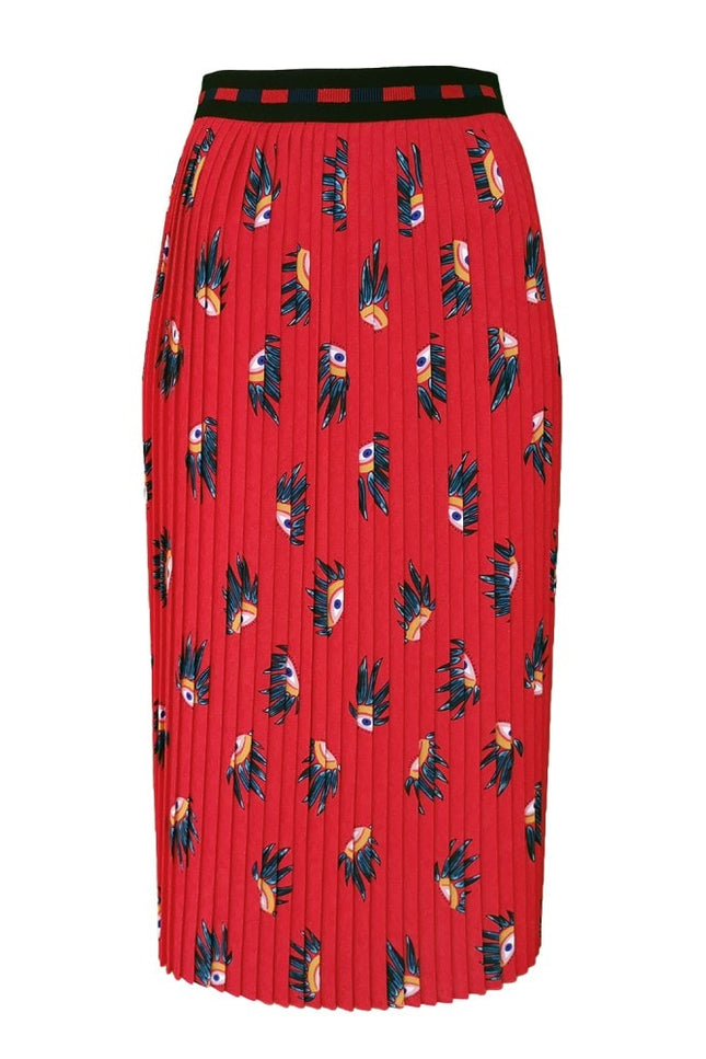 Lalipop Design | Eyes On Pleated Midi Skirt