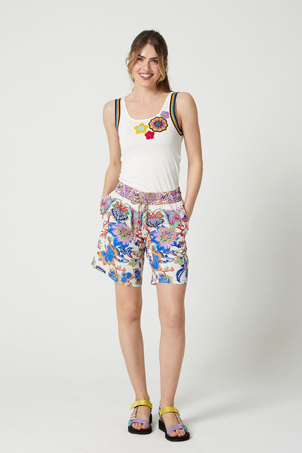 Lalipop Design | Paisley-Print Loose Shorts