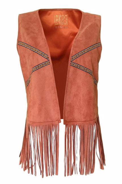 Lalipop Design | Kamizelka z frędzlami