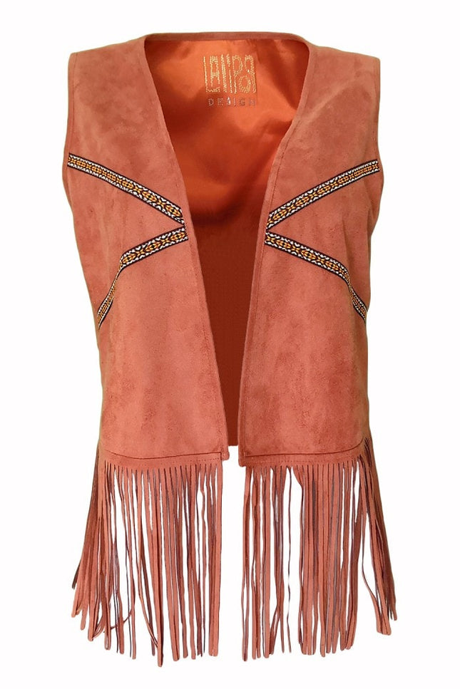Lalipop Design | Vest with Fringe Details