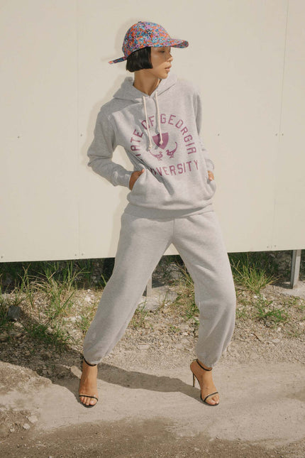 State Of Georgia I THE STATE OF GEORGIA TRACKIE PANTS - GREY MARLE