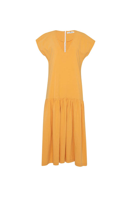 State Of Georgia I THE LIZZIE DROP WAIST DRESS - TAN