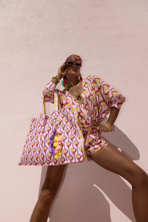 Julia Clancey I Martini podwójna Tote torba