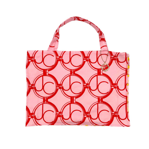 Julia Clancey I JC Jumbo Ruby Medallion Limon Tote Bag