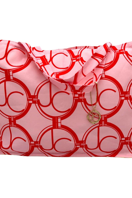Julia Clancey I JC Jumbo Ruby Medallion Limon Tote Bag