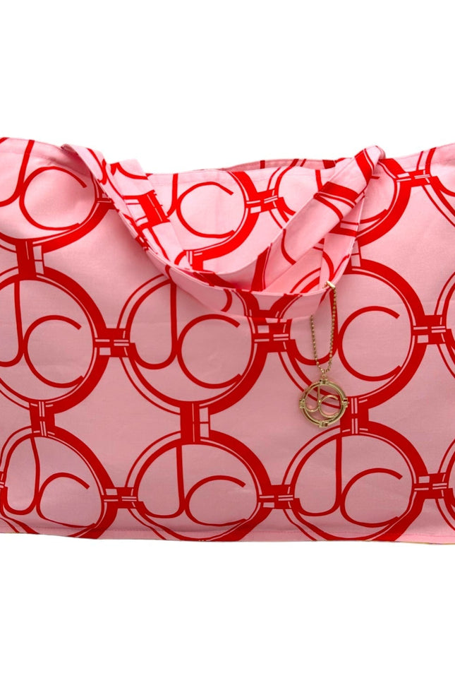 Julia Clancey I JC Jumbo Ruby Medallion Limon Tote Bag