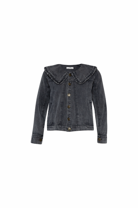 State Of Georgia I THE ELLIS DENIM  JACKET - STONE WASHED BLACK