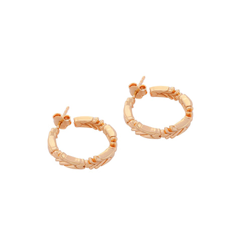 Après Youth I Firework Medium Gold Hoops