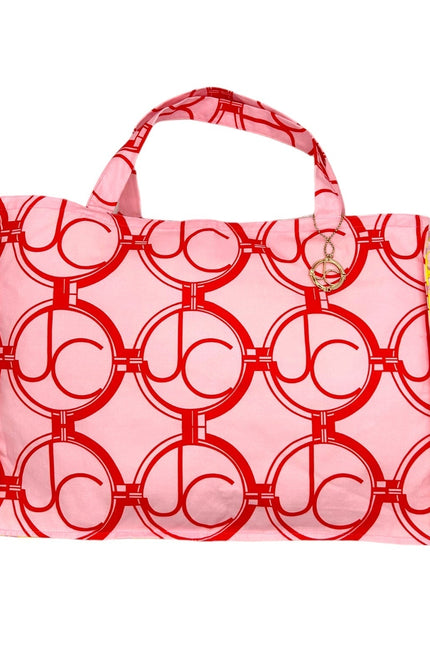 Julia Clancey I JC Jumbo Ruby Medallion Limon Tote Bag