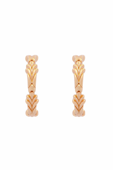 Après Youth I Firework Medium Gold Hoops