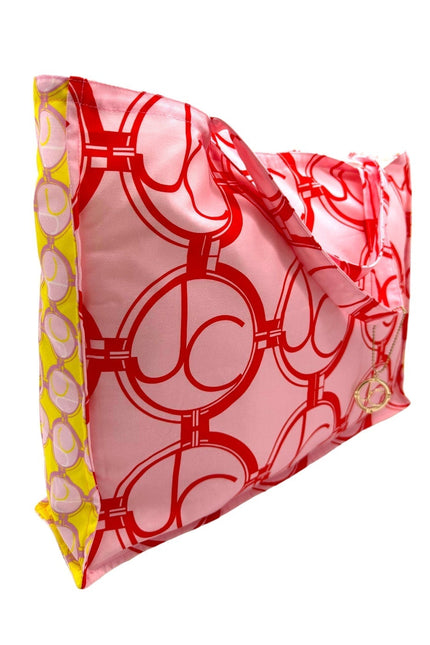 Julia Clancey I JC Jumbo Ruby Medallion Limon Tote Bag