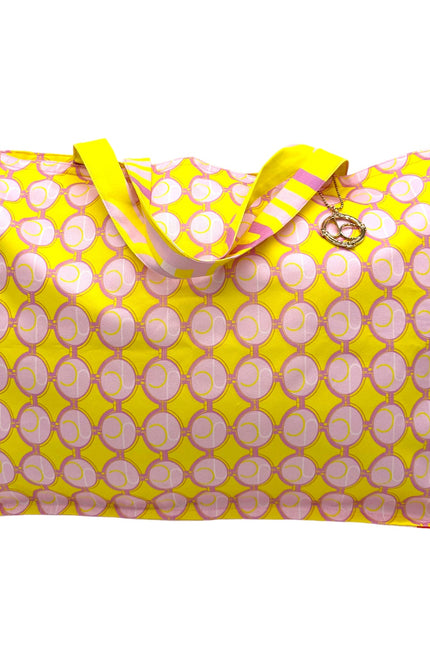 Julia Clancey I JC Mini Medallion Limone & JC Fondant Side Panels Tote Bag