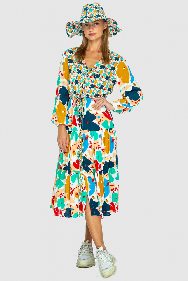 State Of Georgia I THE PARACHUTE DRESS IN BLUME MIX