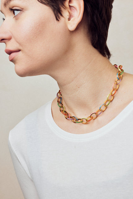 Après Youth I Firework Gold Chain Necklace