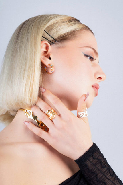 Generazione Zordan | Hoops Blast Up Gold Turquoise