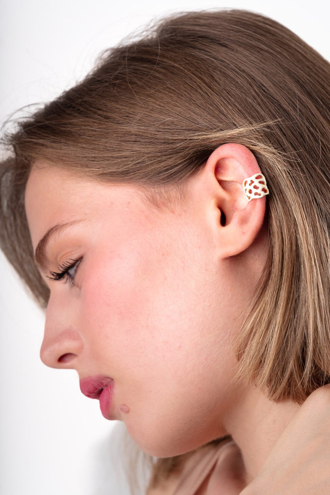 Generazione Zordan | Earcuff - Studs 94 Cream & Gold