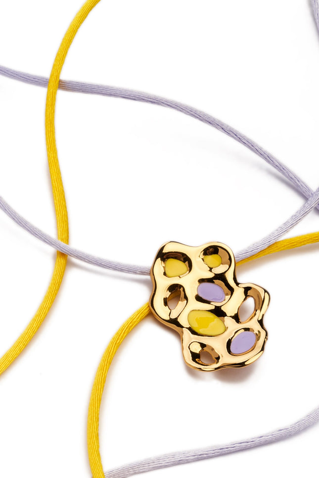 Generazione Zordan | Choker 24 Violet & Yellow