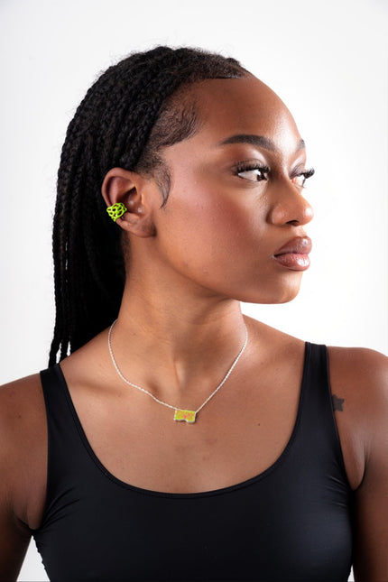 Generazione Zordan | Earcuff - Studs 94 Acid Green