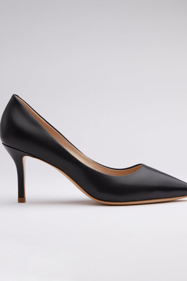 Icy Wong | Black 01 calfskin pumps