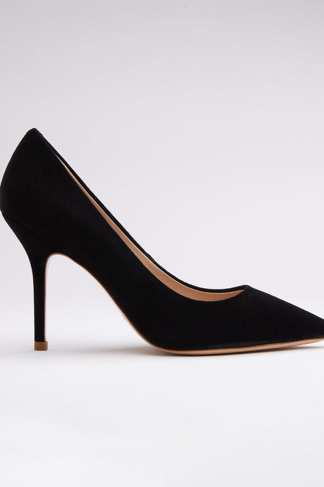 Icy Wong | Black Suede pumps