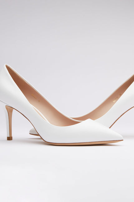 Icy Wong | Brushed Leather Pumps