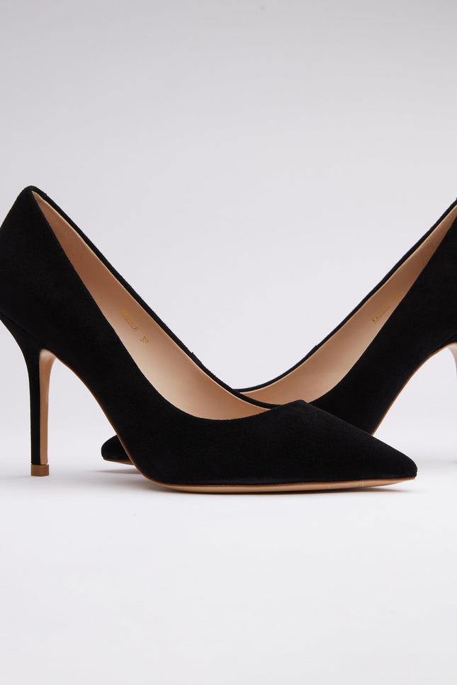 Icy Wong | Black Suede pumps