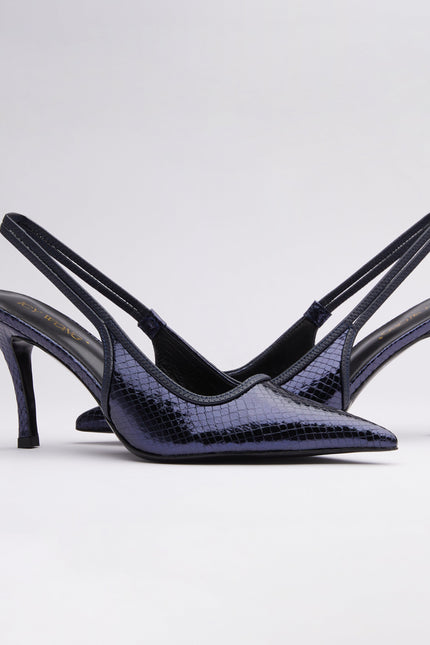 Icy Wong | Snake-print Slings